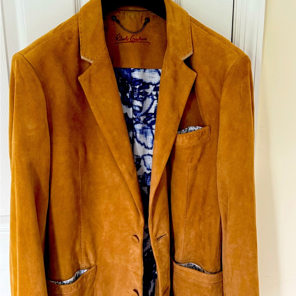 Robert Graham Suede Jacket - Men’s size 44